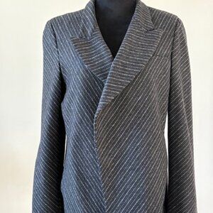 Gray and White M.M. Lafleur Blazer